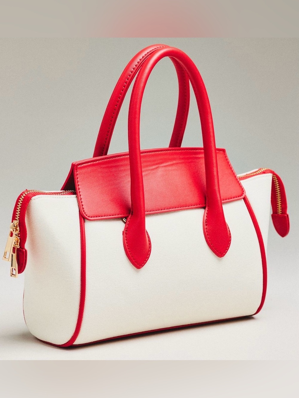 NWT - Anthropologie Canvas Fold-over Satchel Tote Bag